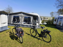 Fahrräder startbereit